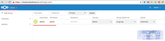 Nextcloud 用户设置